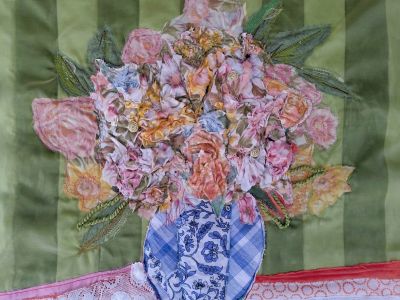 Textiel collages